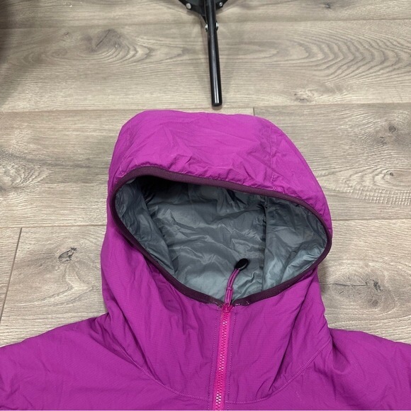 Arc'teryx Women’s Atom LT Insulated Hoody Purple Plum Full Zip Lightweight Large - Picture 7 of 11